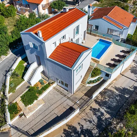 My Dalmatia - Sea View Anpero With Private Heated Pool And Sauna Nyaraló *