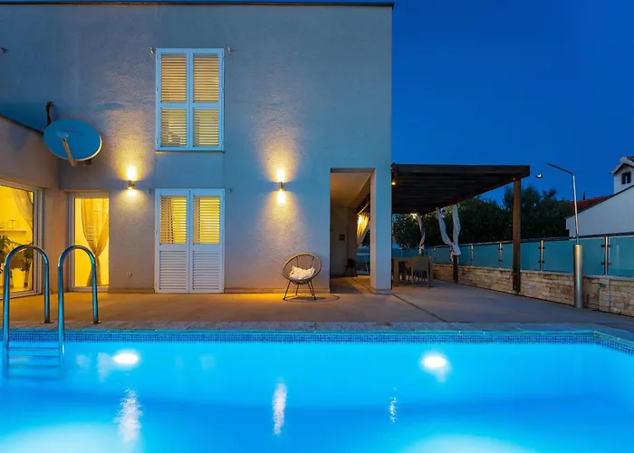 My Dalmatia - Sea View Anpero With Private Heated Pool And Sauna Nyaraló *