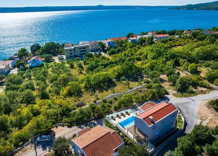 My Dalmatia - Sea View Anpero With Private Heated Pool And Sauna Nyaraló