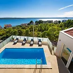 Ferienhaus My Dalmatia - Sea View Anpero With Private Heated Pool And Sauna Maslenica