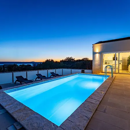 My Dalmatia - Sea View Anpero With Private Heated Pool And Sauna Prázdninový dům Maslenica