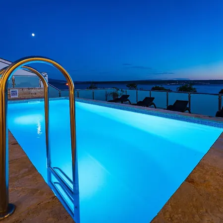 My Dalmatia - Sea View Anpero With Private Heated Pool And Sauna * Maslenica