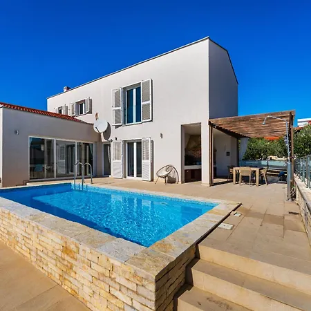 My Dalmatia - Sea View Anpero With Private Heated Pool And Sauna Prázdninový dům Maslenica
