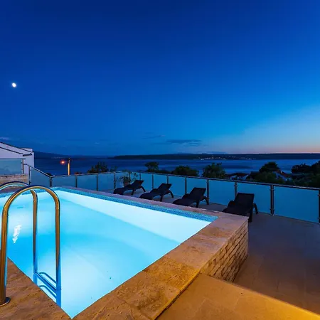 My Dalmatia - Sea View Anpero With Private Heated Pool And Sauna Prázdninový dům