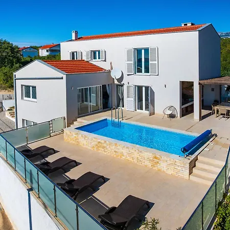 My Dalmatia - Sea View Anpero With Private Heated Pool And Sauna Prázdninový dům *