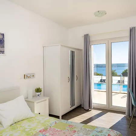 My Dalmatia - Sea View Anpero With Private Heated Pool And Sauna Maslenica