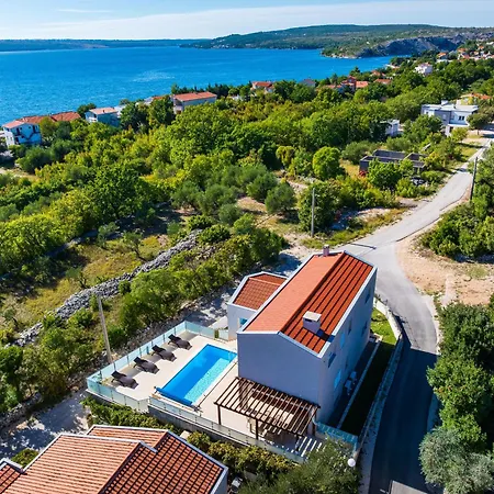 My Dalmatia - Sea View Anpero With Private Heated Pool And Sauna Maslenica