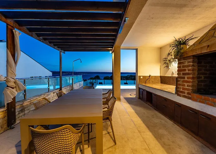 My Dalmatia - Sea View Anpero With Private Heated Pool And Sauna