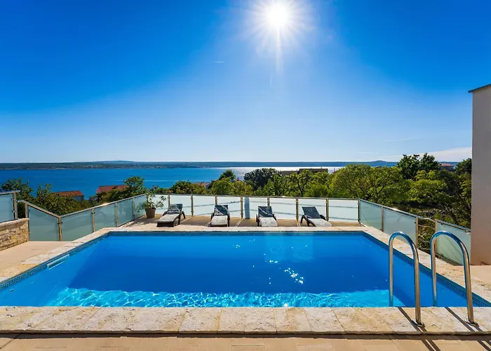 Vakantiehuis My Dalmatia - Sea View Anpero With Private Heated Pool And Sauna