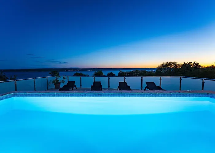Tatil Evi My Dalmatia - Sea View Anpero With Private Heated Pool And Sauna *