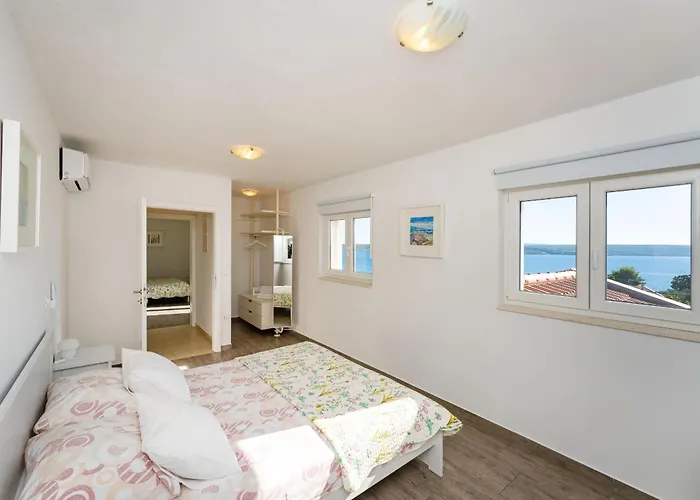 My Dalmatia - Sea View Anpero With Private Heated Pool And Sauna Tatil Evi Maslenica