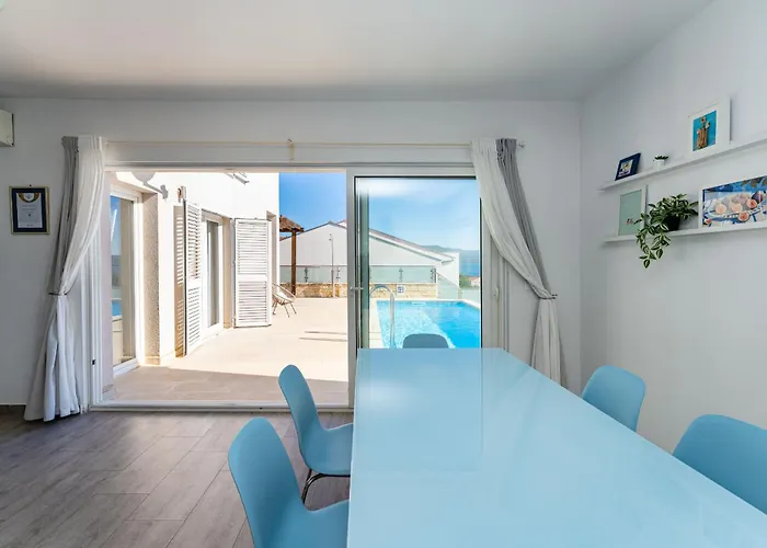 My Dalmatia - Sea View Anpero With Private Heated Pool And Sauna * Maslenica