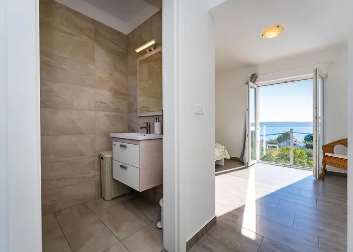 My Dalmatia - Sea View Anpero With Private Heated Pool And Sauna Maslenica