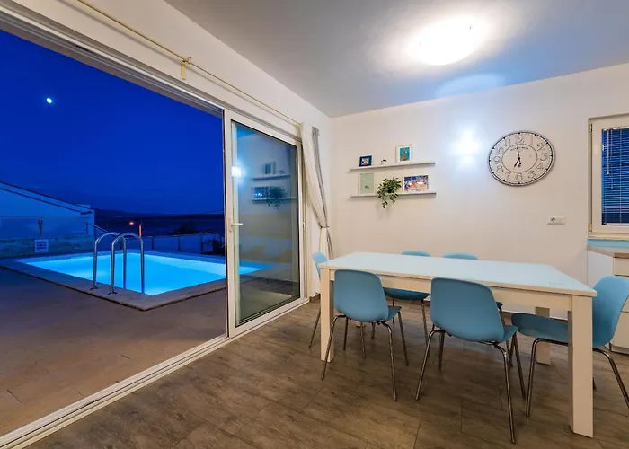 Tatil Evi My Dalmatia - Sea View Anpero With Private Heated Pool And Sauna *