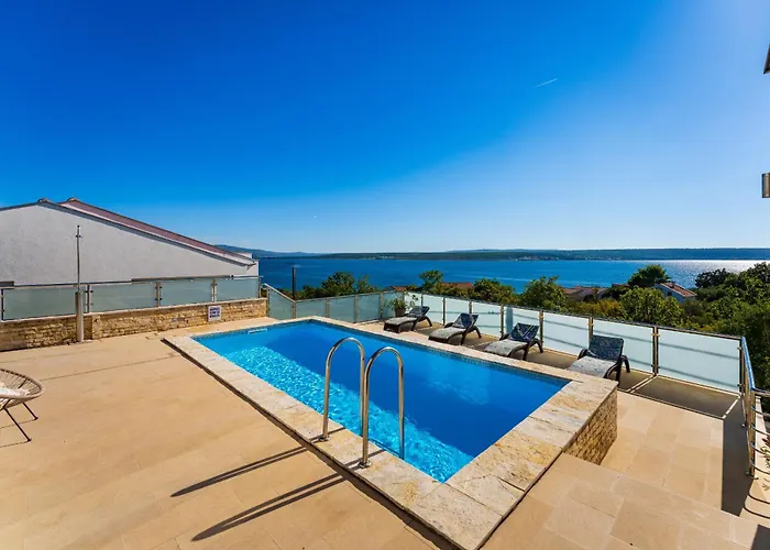 Tatil Evi My Dalmatia - Sea View Anpero With Private Heated Pool And Sauna