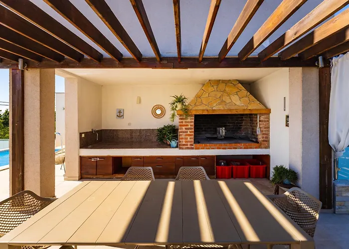 My Dalmatia - Sea View Anpero With Private Heated Pool And Sauna * Maslenica