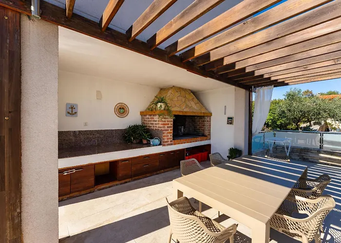 Tatil Evi My Dalmatia - Sea View Anpero With Private Heated Pool And Sauna Maslenica